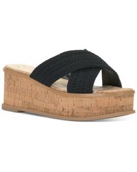 Jessica Simpson - Ediza Crochet Platform Sandals - Lyst