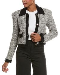 L'Agence - Arielle Collared Jacket - Lyst