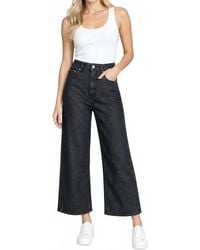 Rag & Bone - Lori High-Rise Wide Leg Crop Jeans - Lyst