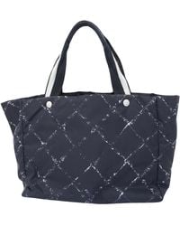 Chanel - Travel Line Synthetic Tote Bag (pre-owned) - Lyst