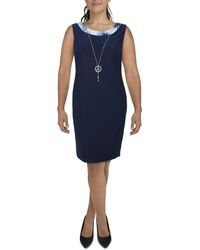 R & M Richards - Floral Print Knee-Length Cocktail And Party Dress - Lyst