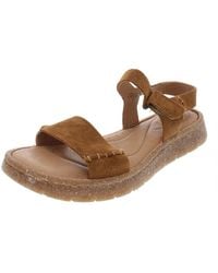 Born - Madira Suede Wedge Off-road Sandals - Lyst