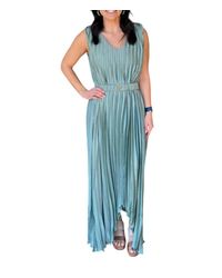 Bishop + Young - Balinese Pleat Belted Dress - Lyst