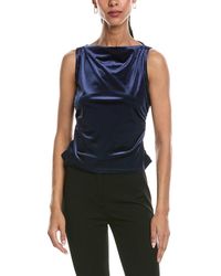 REVERIEE - Cowl Neck Sleeveless Top - Lyst