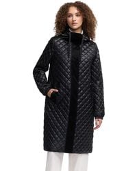Pajar - Peridot Diamond Quilted Longline Shacket - Lyst