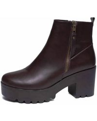 Aam - Salome Block Heel Bootie - Lyst