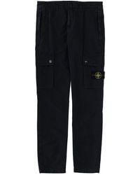 Stone Island - Cargo Pants With Logo Patch - Lyst