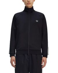 Fred Perry - Tailored Track Jacket With High Collar - Lyst