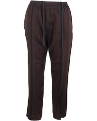 Haider Ackermann - Drawstring Wide-Leg Trousers - Lyst