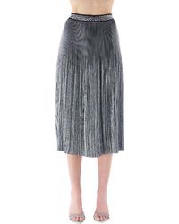 Le Superbe - Foil Pleated Skirt - Lyst
