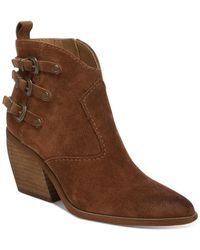Zodiac - Dacey Suede Western Ankle Boots - Lyst