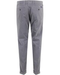 Fay - Light Lead Capri Tinto Capo Stretch Cotton Cropped Pants - Lyst