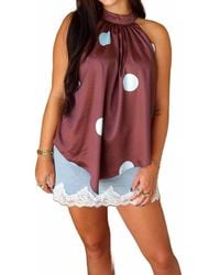 Day + Moon - The Colette Halter Top - Lyst