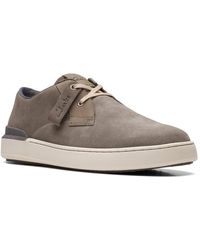 Clarks - Courtlite Khan Leather Lifestyle Casual And Fashion Sneakers - Lyst