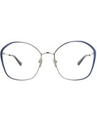 Chloé - Round-Frame Metal Optical Frames - Lyst