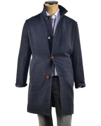 Kiton - Kired By Peak Wool-Cashmere Reversible Overcoat - Lyst