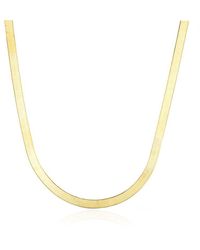 The Lovery - Mini Herringbone Necklace - Lyst