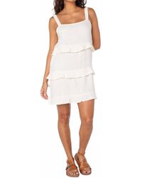 Roxy - Soft Sand Mini Dress - Lyst