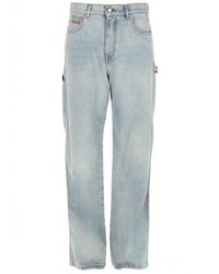 MSGM - Cotton Trousers - Lyst