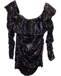 The Attico - Off-the-shoulder Sequined Mini Dress - Lyst
