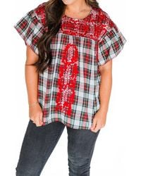 Layerz Clothing - Noel Patterned Top - Lyst