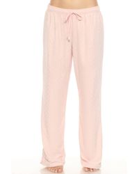 Pj Salvage - Very Terry Cable Crew Pajama Pants - Lyst