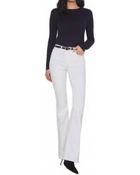 L'Agence - Tess Long Sleeve Tee - Lyst