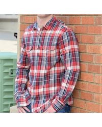 Flag & Anthem - Plaid Cuff Long Sleeve Top - Lyst