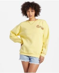 Billabong - Best Of Times Sweatshirt Relaxed Fit Pullover Gbo108 - Lyst