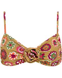Montce - Mazzy Floral Devin Rosa Bikini Top - Lyst