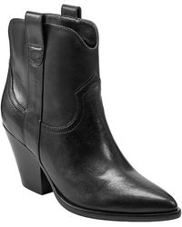 Marc Fisher - Marlie Padded Insole Faux Leather Cowboy, Western Boots - Lyst