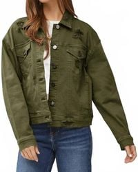 Risen - Oversized Distressed Jacket - Lyst