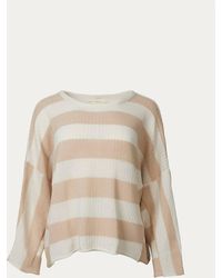 By Together - Lightweight Striped Cotton Sweater - Lyst
