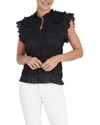 Love Token - Gina Shirred Top - Lyst