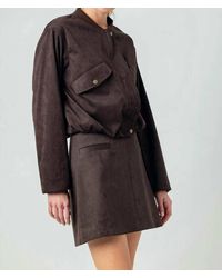 Sundays - Suede Lyra Jacket - Lyst