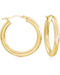 Ross-Simons - Italian 18kt Gold Hoop Earrings - Lyst