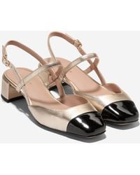 Cole Haan - Pella Block Heel Slingback - Lyst