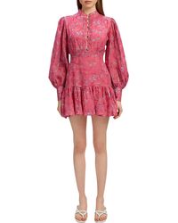 Bardot - Nessa Floral Short Mini Dress - Lyst