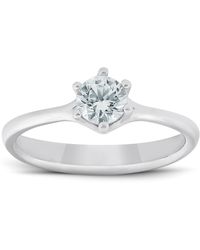 Pompeii3 - 1/2 Ct Diamond Solitaire Engagement Ring 6-prong - Lyst
