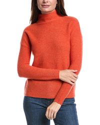 Forte - Textured Slouchy Funnel Neck Cashmere Sweater - Lyst