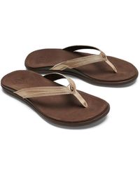Olukai - Leather Sandals - Lyst