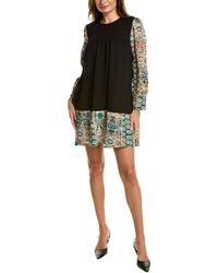 Gracia - Embroidered Babydoll Dress - Lyst