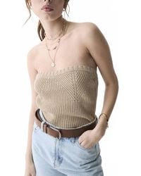 DELUC - Shea Knit Tube Top - Lyst