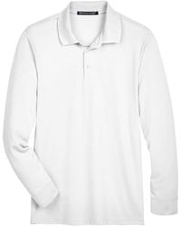Devon & Jones - Crownlux Performance Plaited Long Sleeve Polo - Lyst
