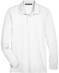 Devon & Jones - Crownlux Performance Plaited Long Sleeve Polo - Lyst