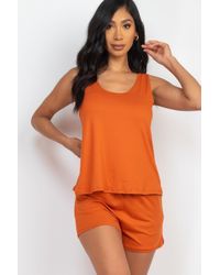TRUEDAMES - Comfy Tank Top & Shorts Set - Lyst