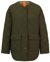 BOSS - Relaxed-fit Water-repellent Quilted Jacket - Lyst