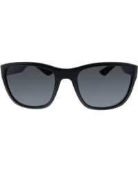 Prada Linea Rossa Ps 01us Dg05s0 55mm Square Sunglasses - Black