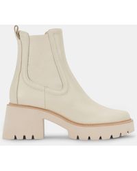 Dolce Vita - Hawk H20 Wide Booties Ivory Leather - Lyst