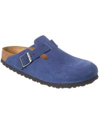 Birkenstock - Boston Bs Narrow Suede Clog - Lyst